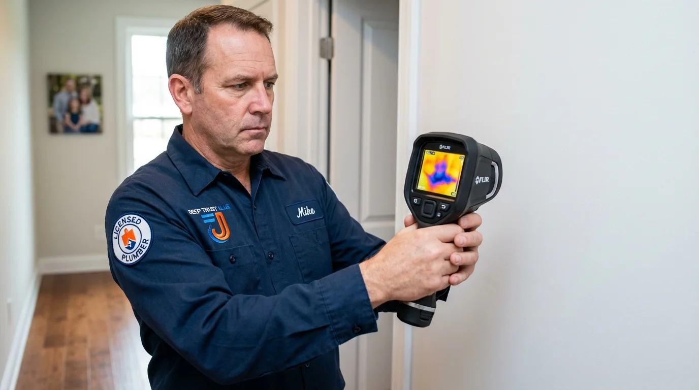 Thermal imaging leak detection by Johns Plumbing LLC in Deatsville